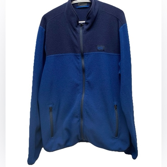 REI mens groundbreaker fleece jacket xl blue full zip gorpcore - Picture 1 of 9